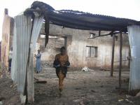 Coffee Factory Burned by a Heap of Husks